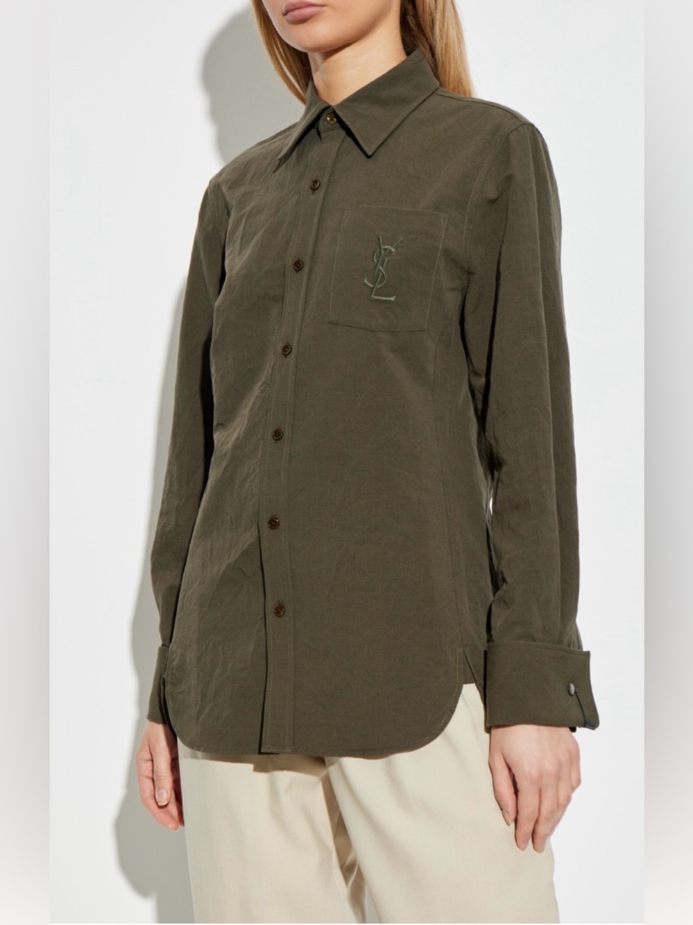 NWT Saint Laurent Cassandre Shirt